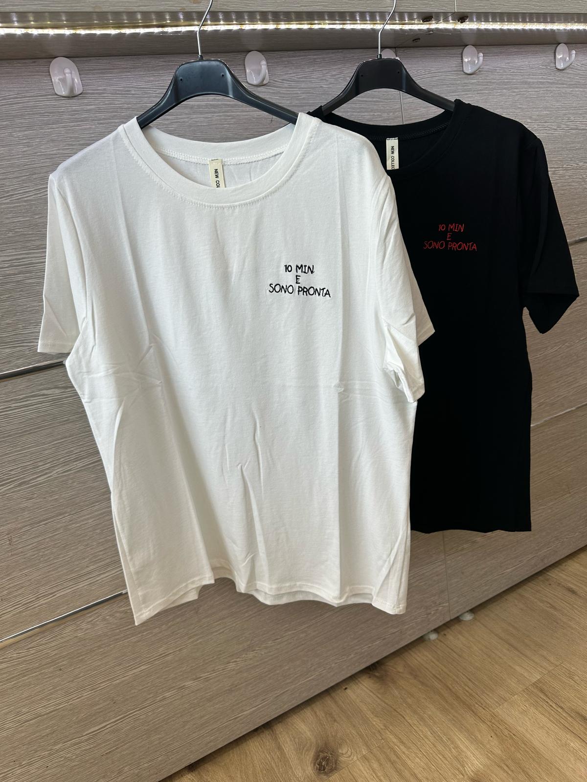 T-SHIRT 10 minuti e sono pronta