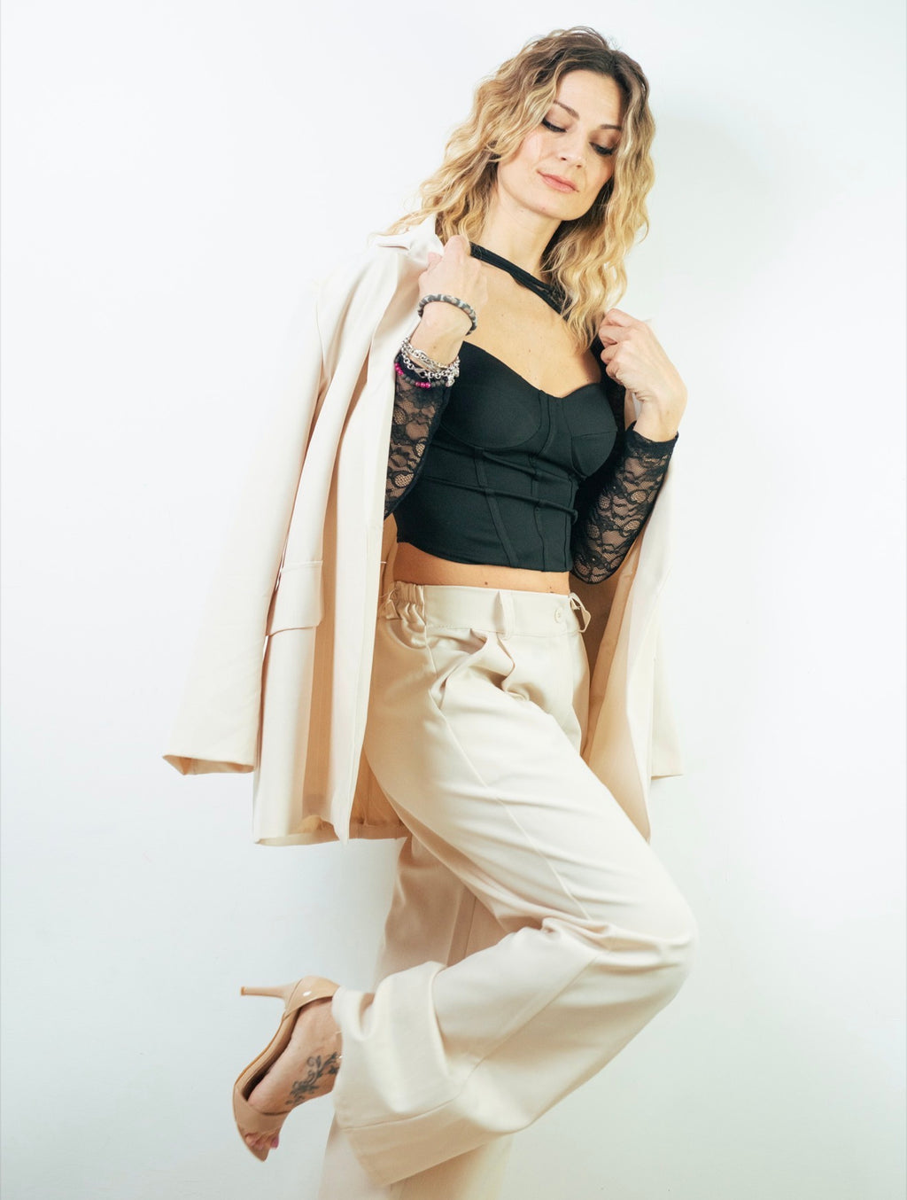 TAILLEUR con filato GESSATO