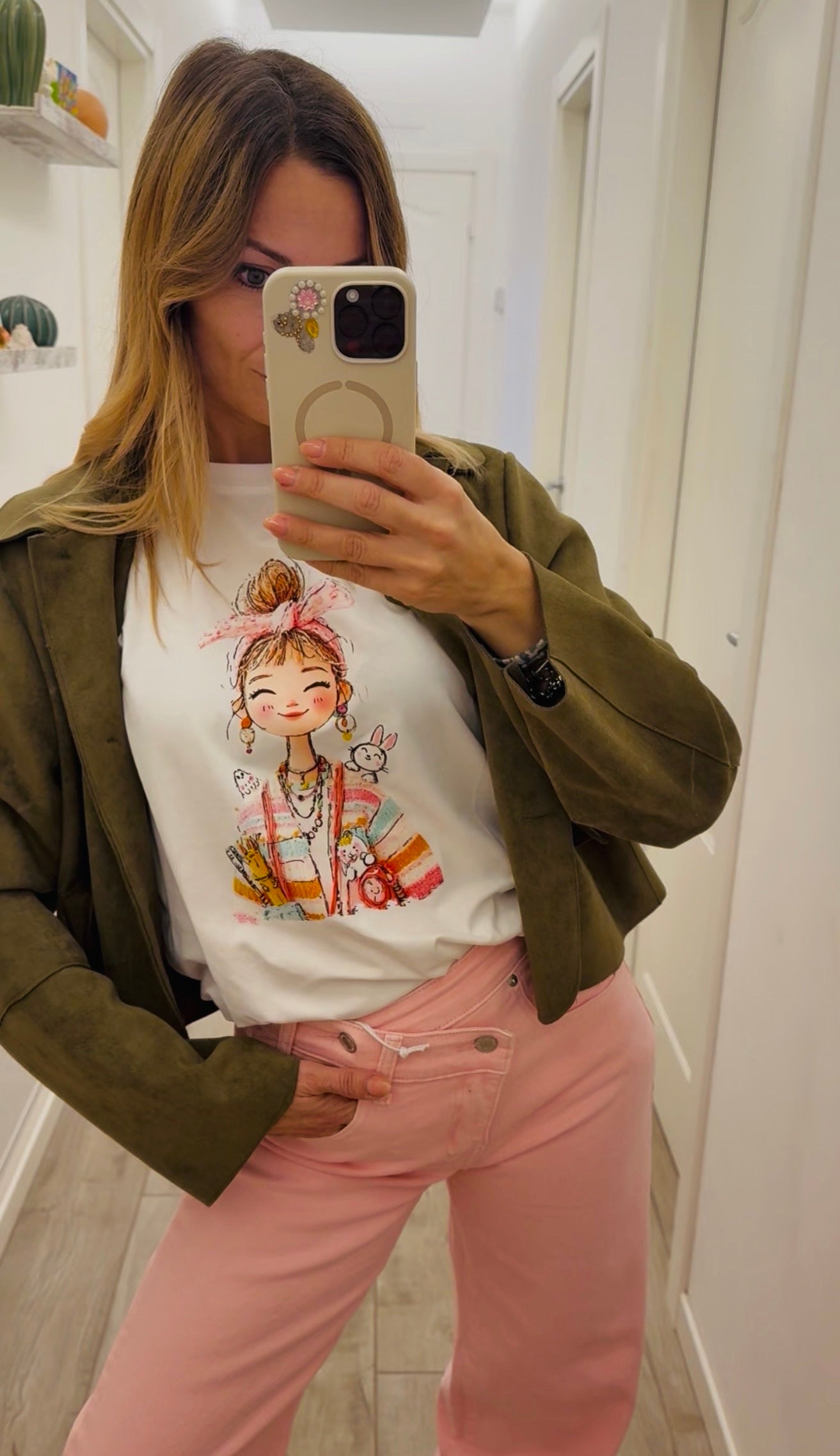 T-SHIRT BIMBA FIOCCO