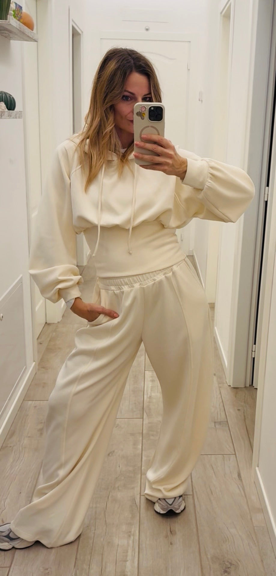 FELPA  CAPPUCCIO LUMINA