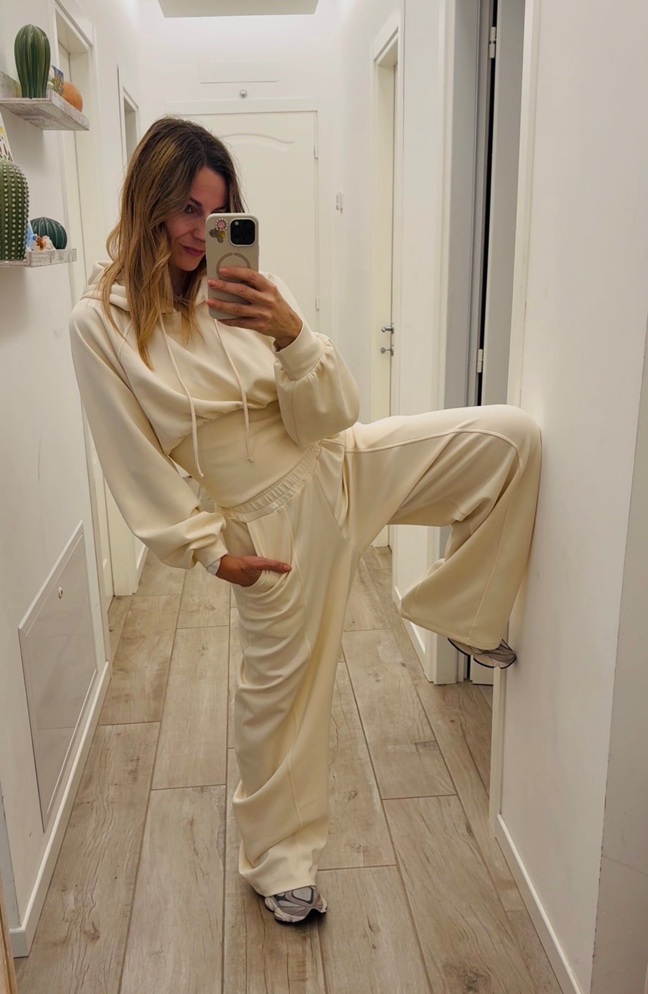 FELPA  CAPPUCCIO LUMINA