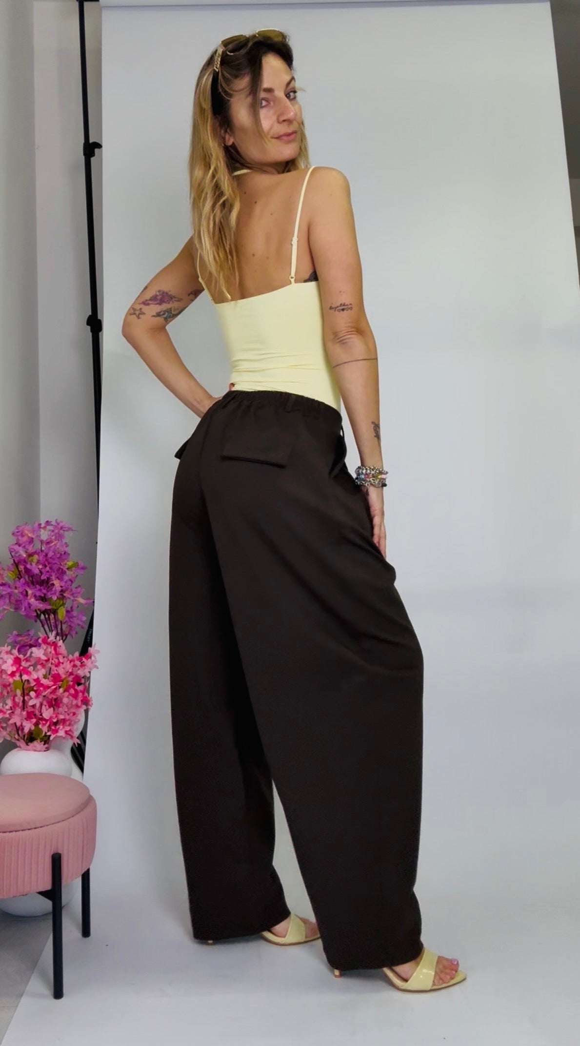 PANTALONE PALAZZO MORBIDO