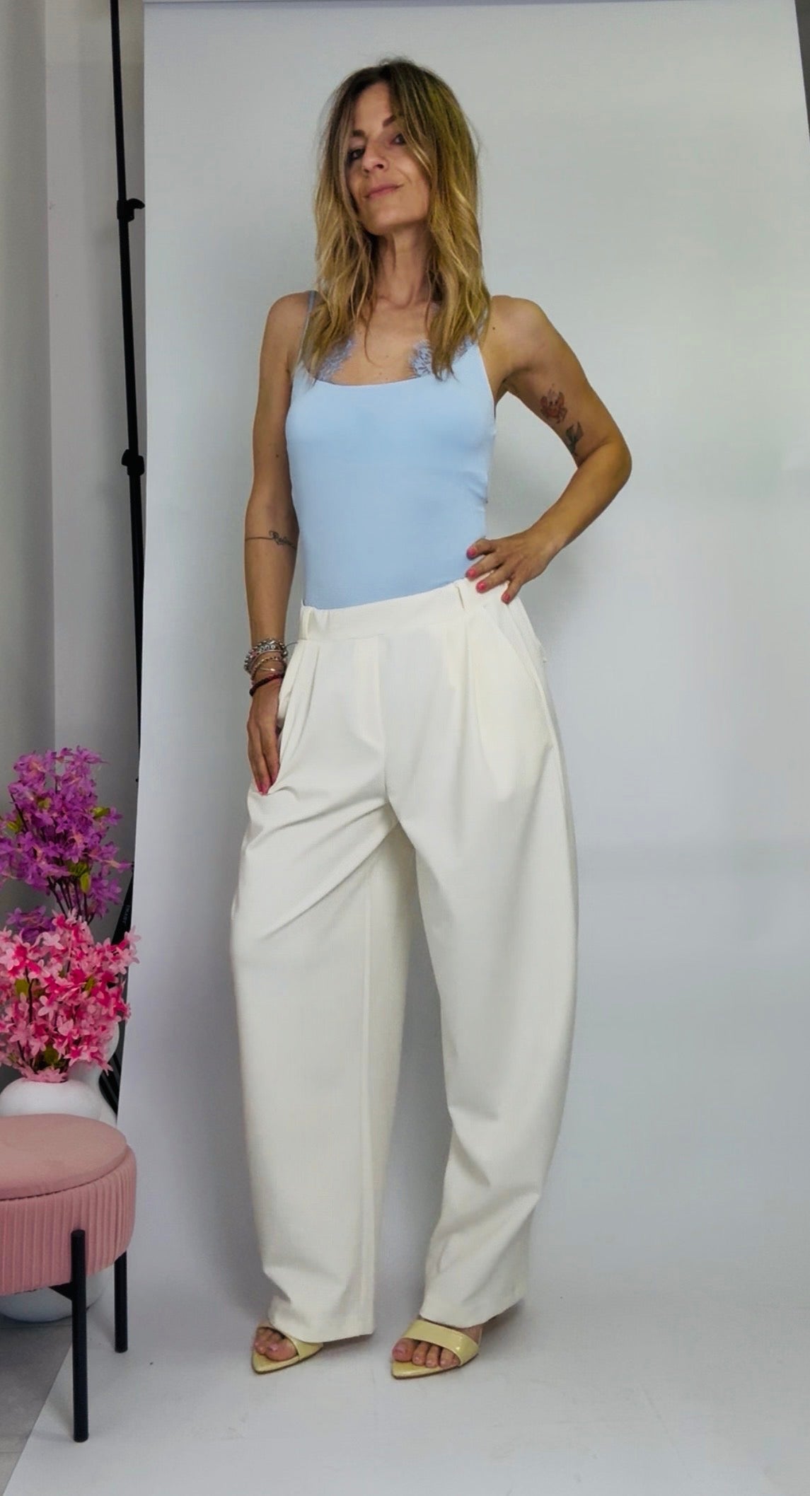 PANTALONE PALAZZO MORBIDO