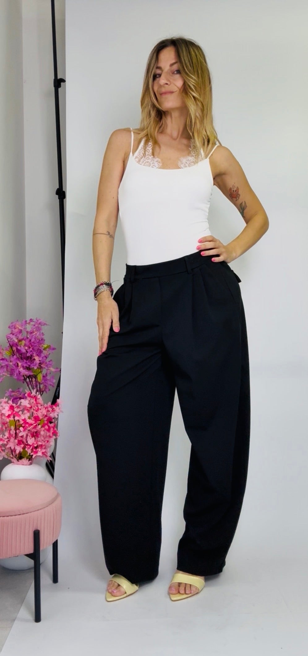 PANTALONE PALAZZO MORBIDO