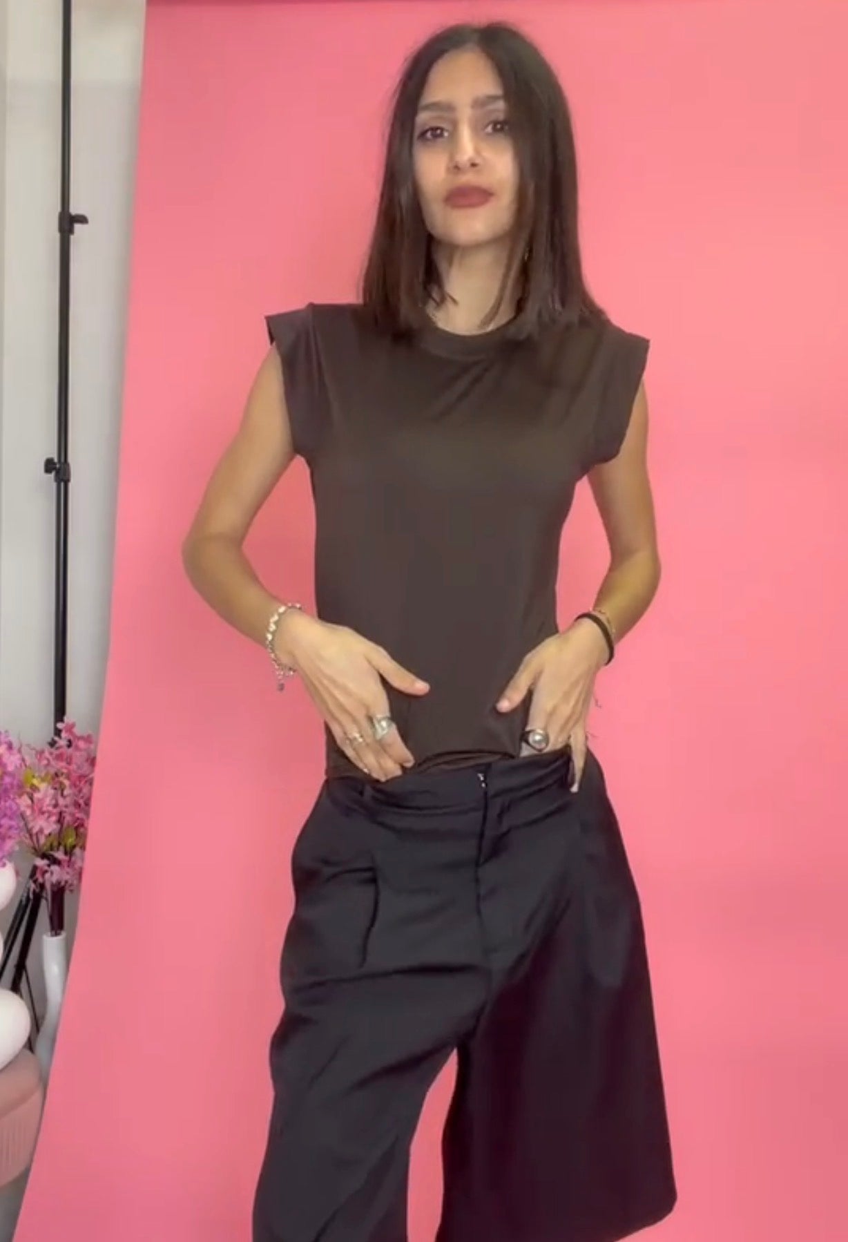 T-SHIRT tencel ELASTICIZZATA