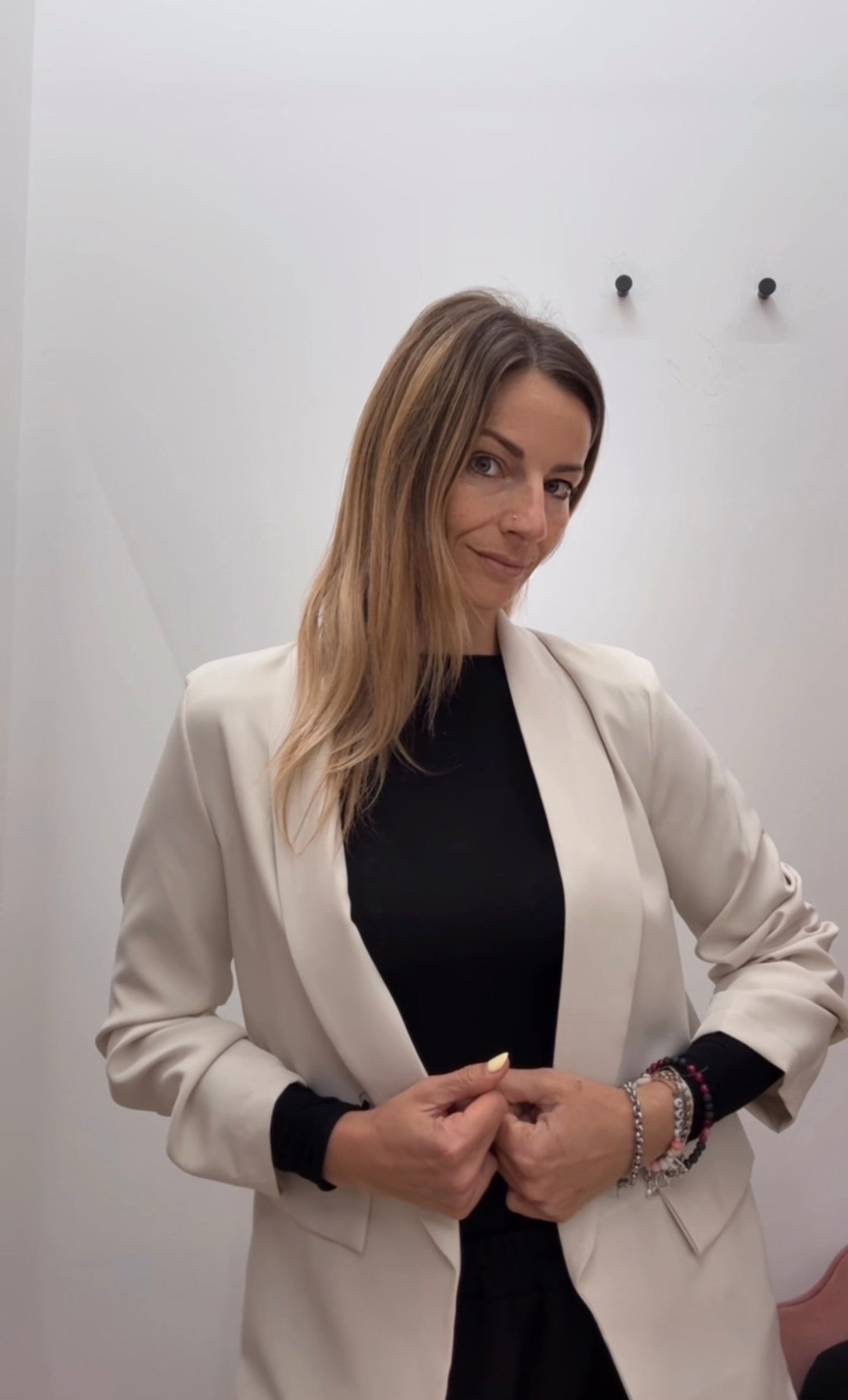 BLAZER classico con manica arricciata