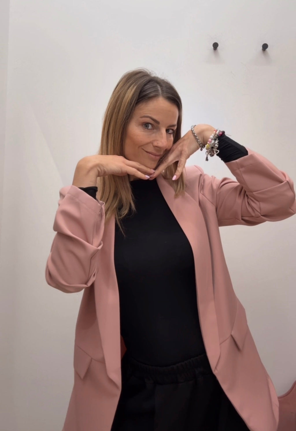 BLAZER classico con manica arricciata
