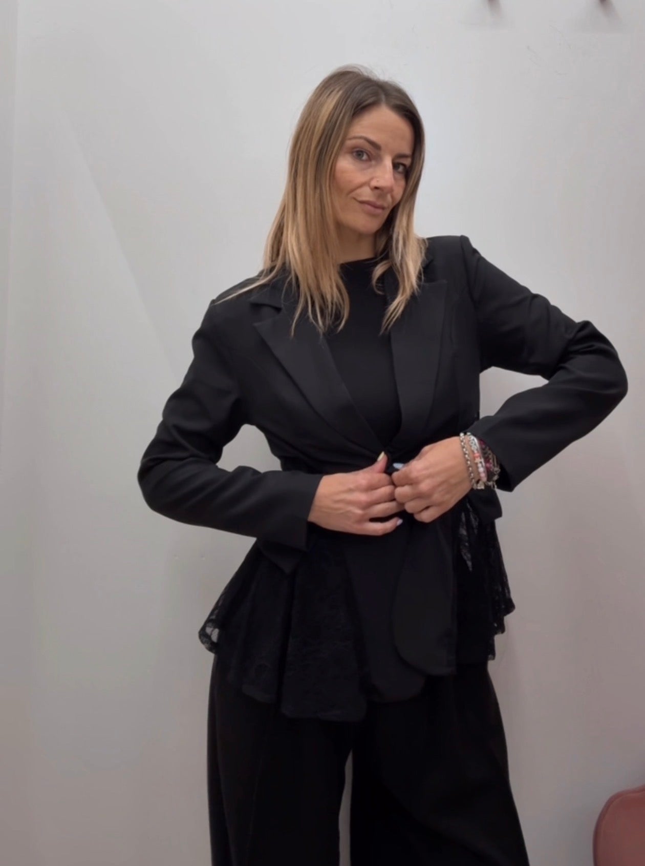 BLAZER CON PIZZO