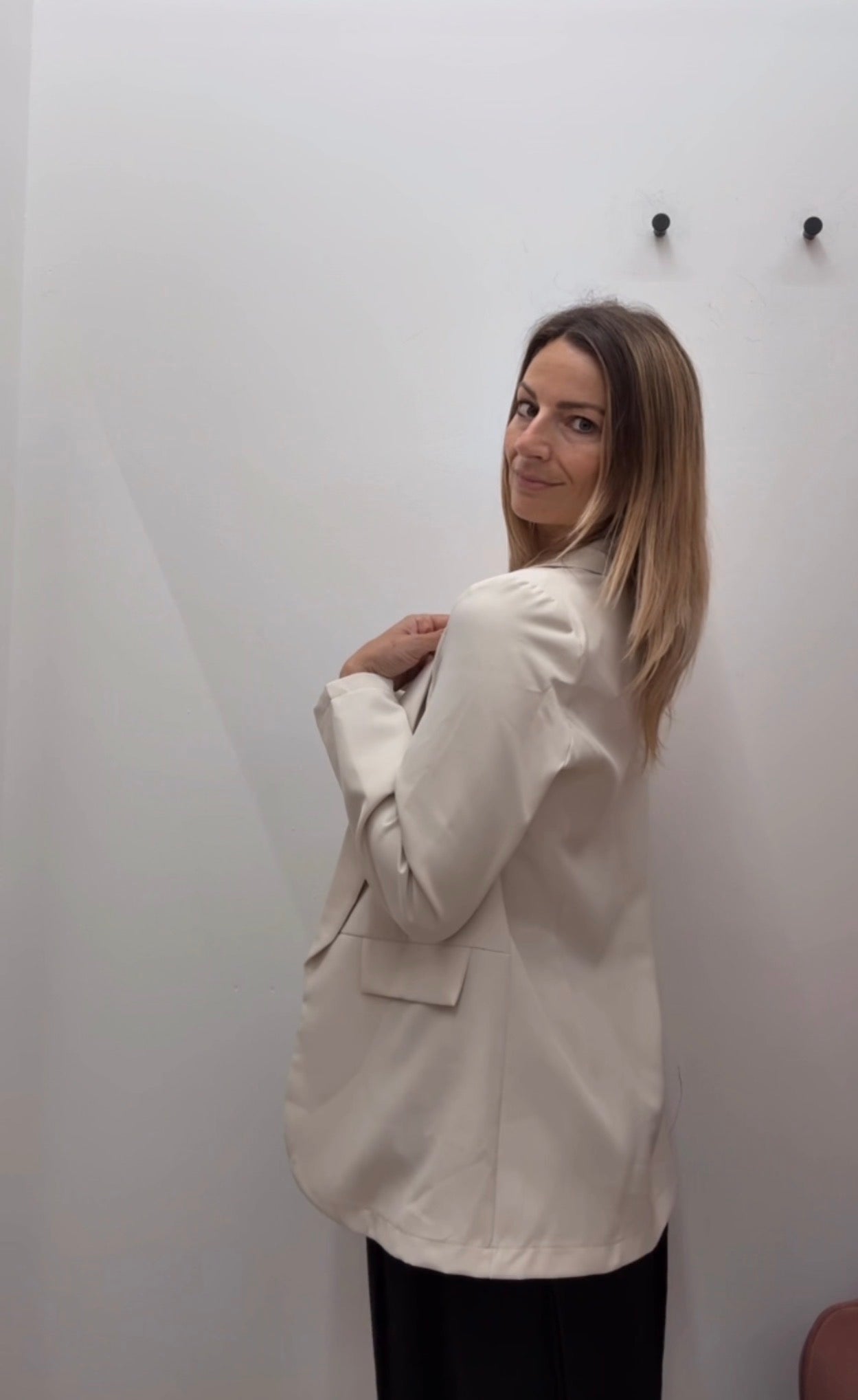 BLAZER CLASSICO CON MANICA LISCIA