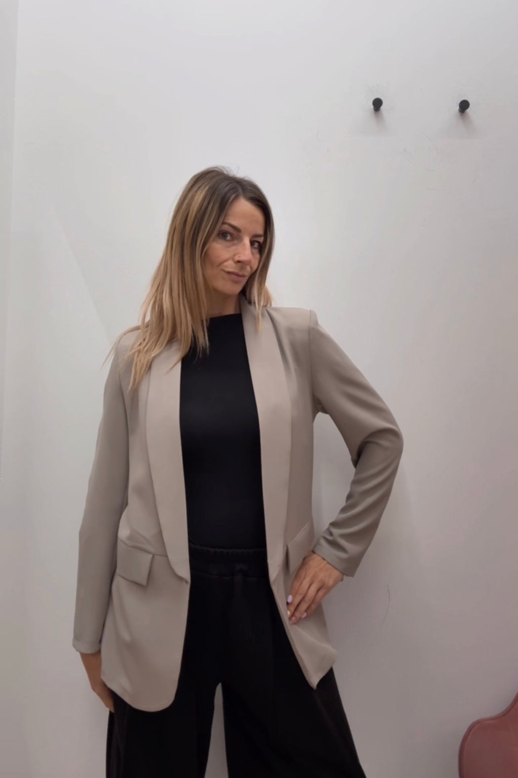 BLAZER CLASSICO CON MANICA LISCIA