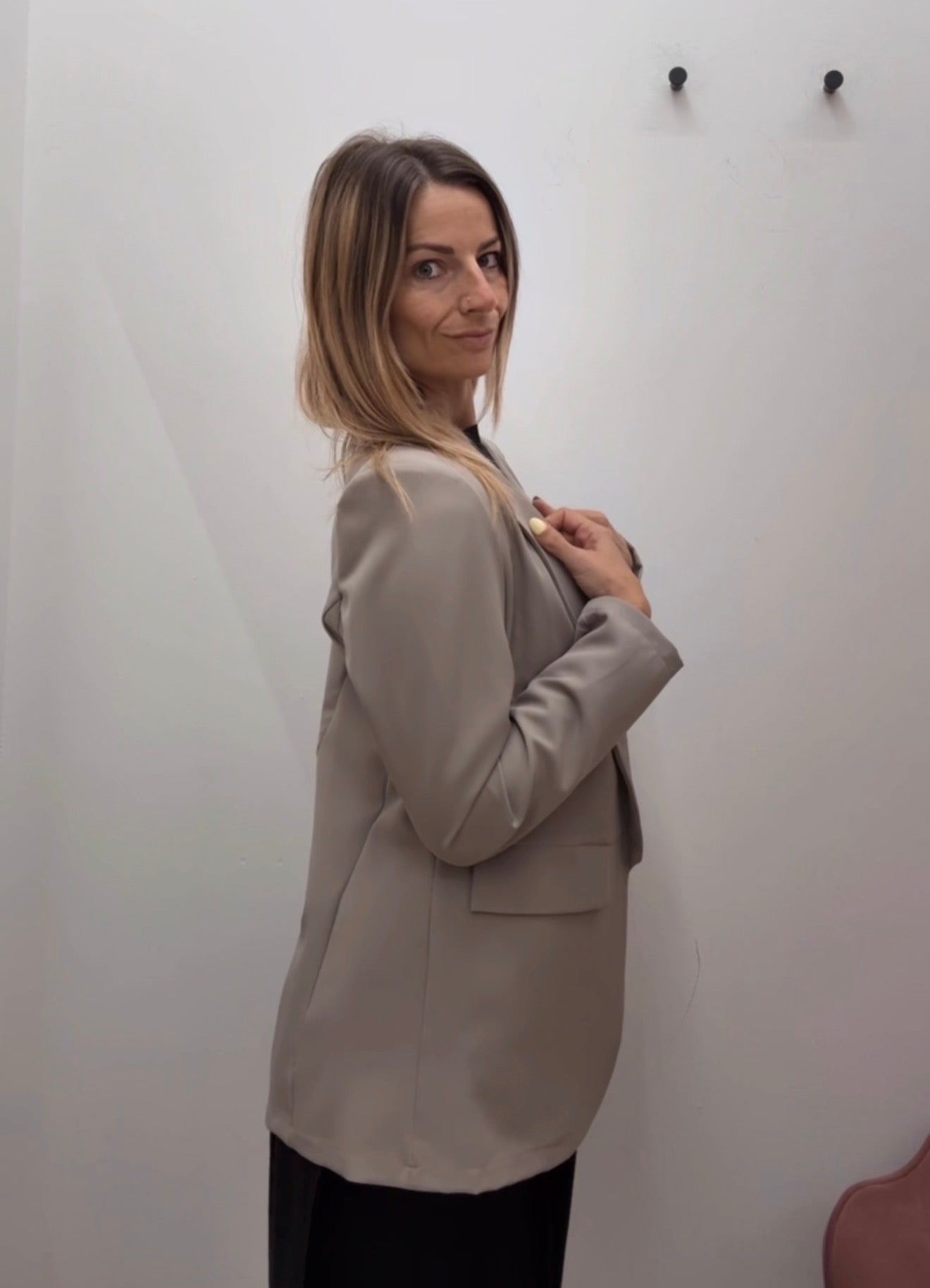 BLAZER CLASSICO CON MANICA LISCIA