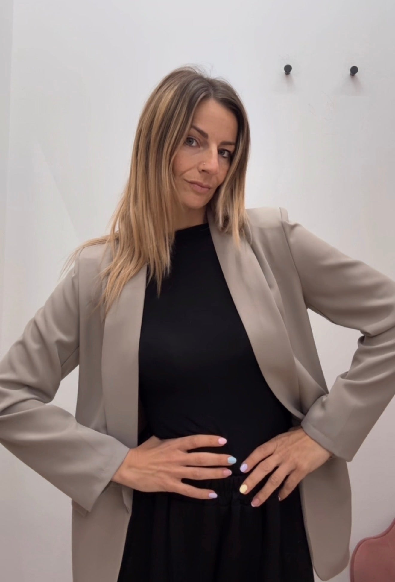 BLAZER CLASSICO CON MANICA LISCIA