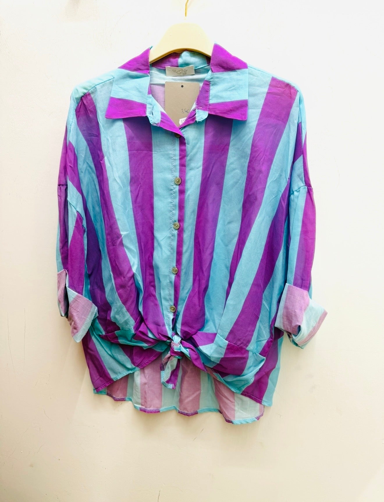 CAMICIA A RIGHE COLLETTO CLASSICO
