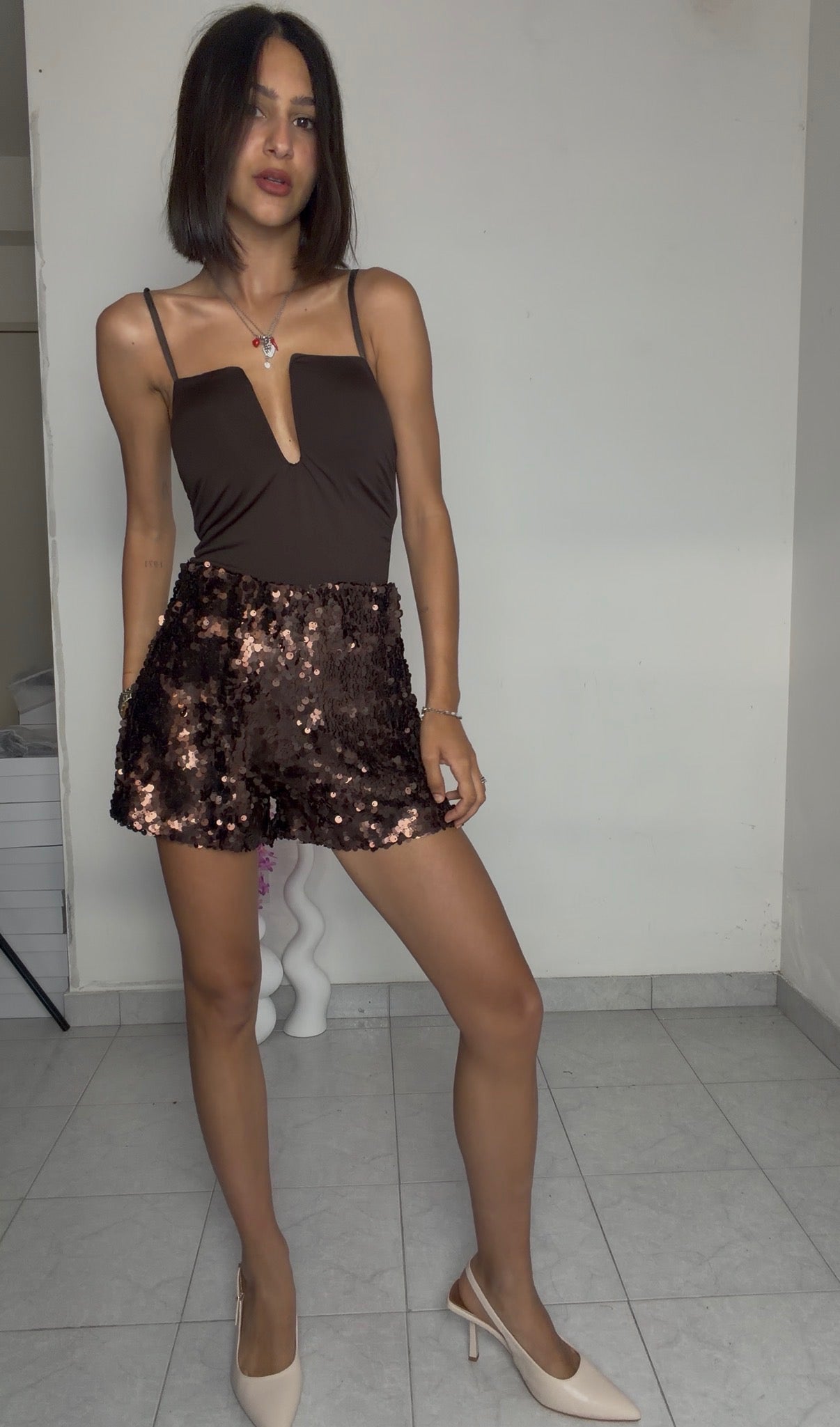 SHORTS PAILLETTES SATURDAY NIGHT