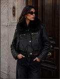 CHIODO CROP con collo peloso