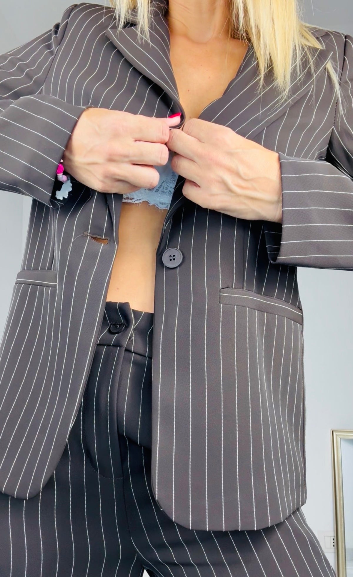 BLAZER KATY GESSATO moro
