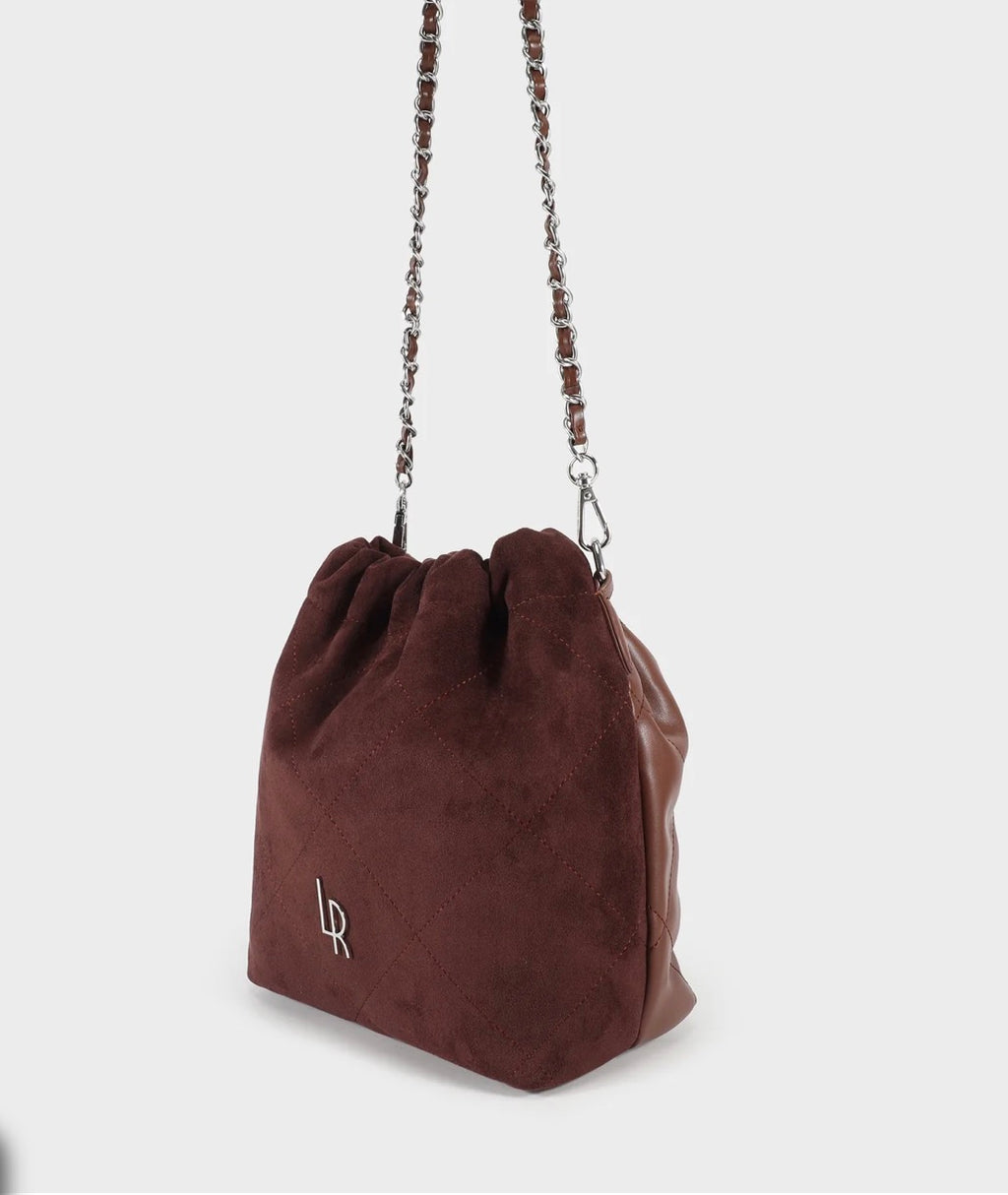 Borsa a secchiello MATILDE SUEDE