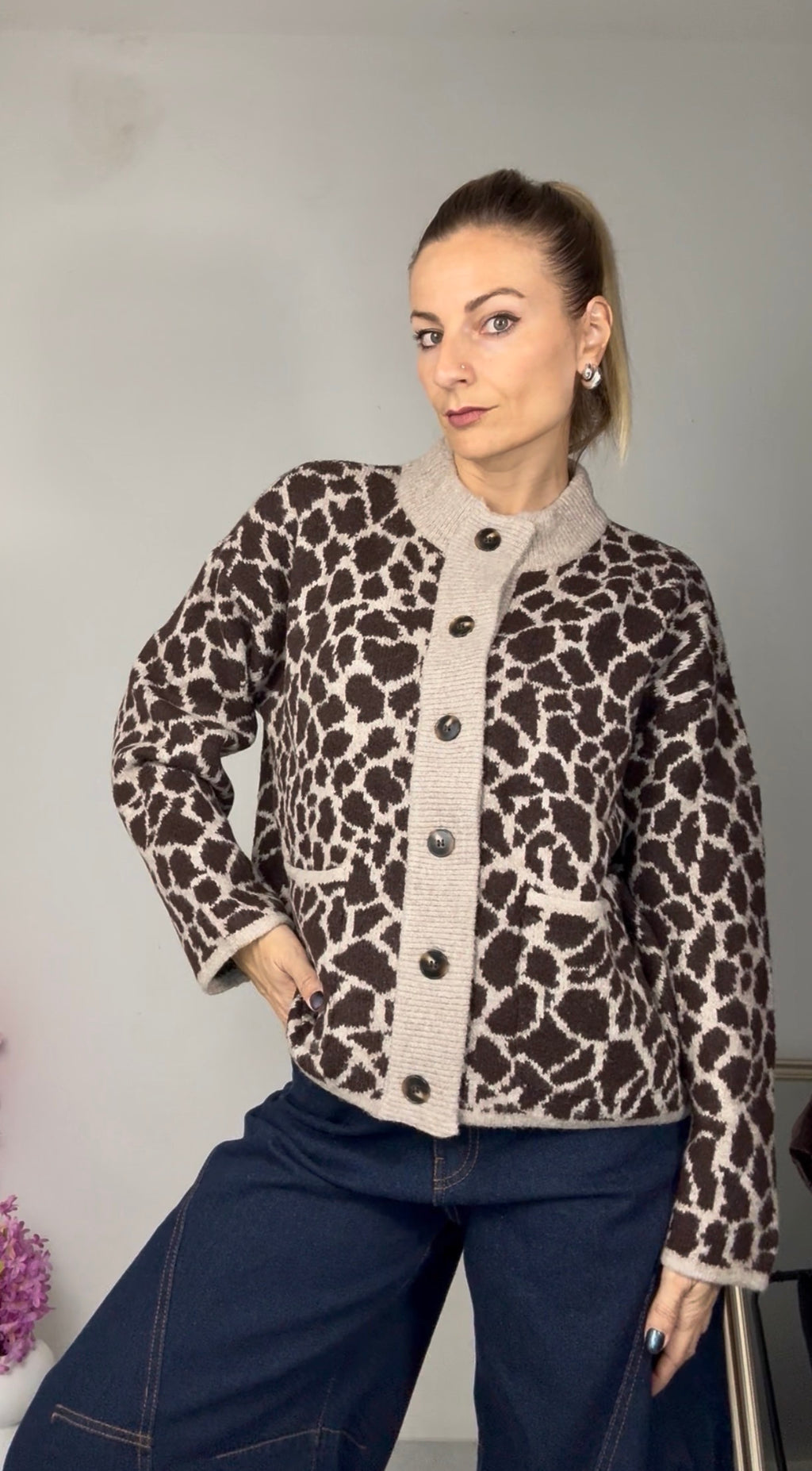CARDIGAN GIRAFFA