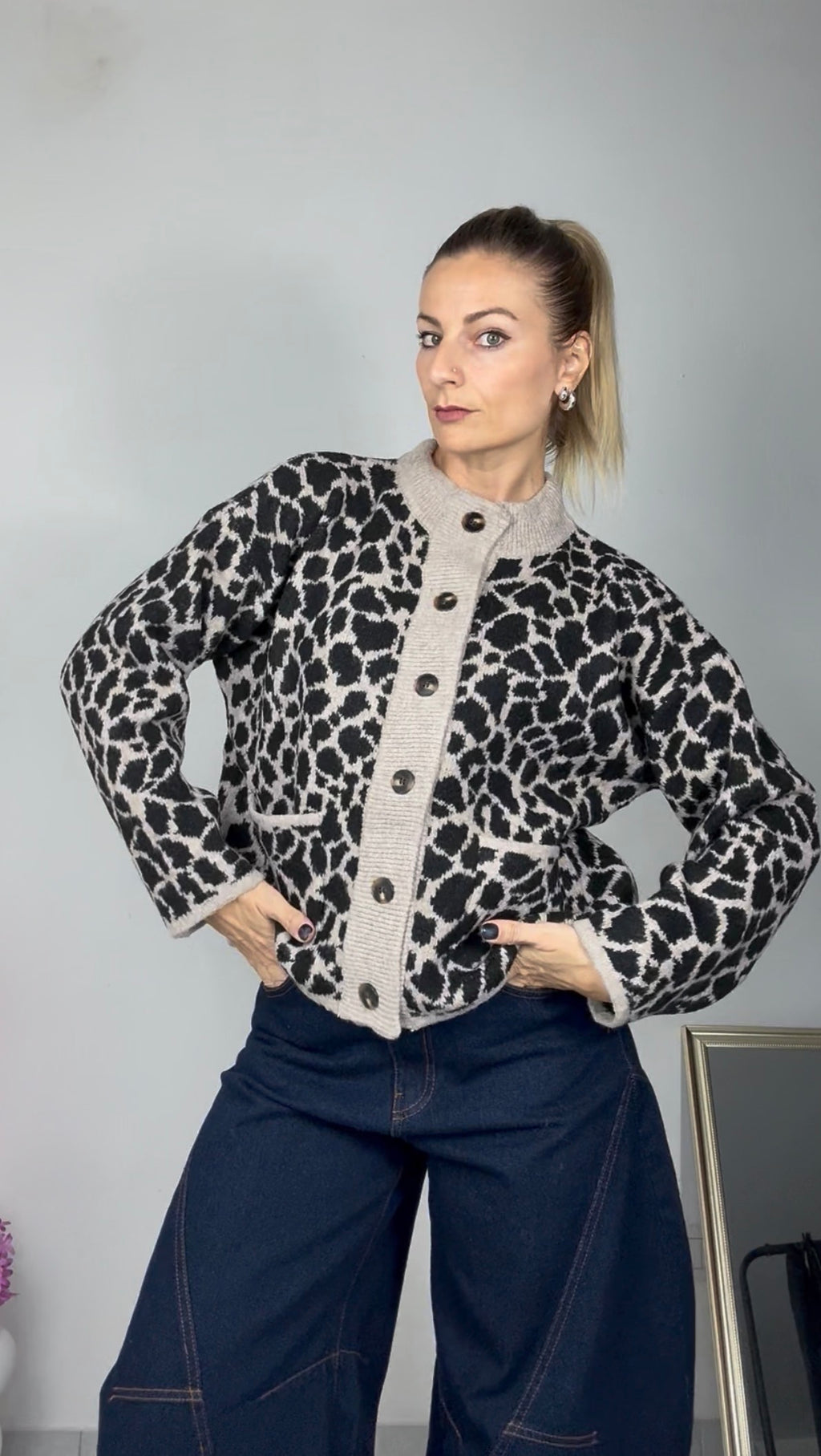 CARDIGAN GIRAFFA