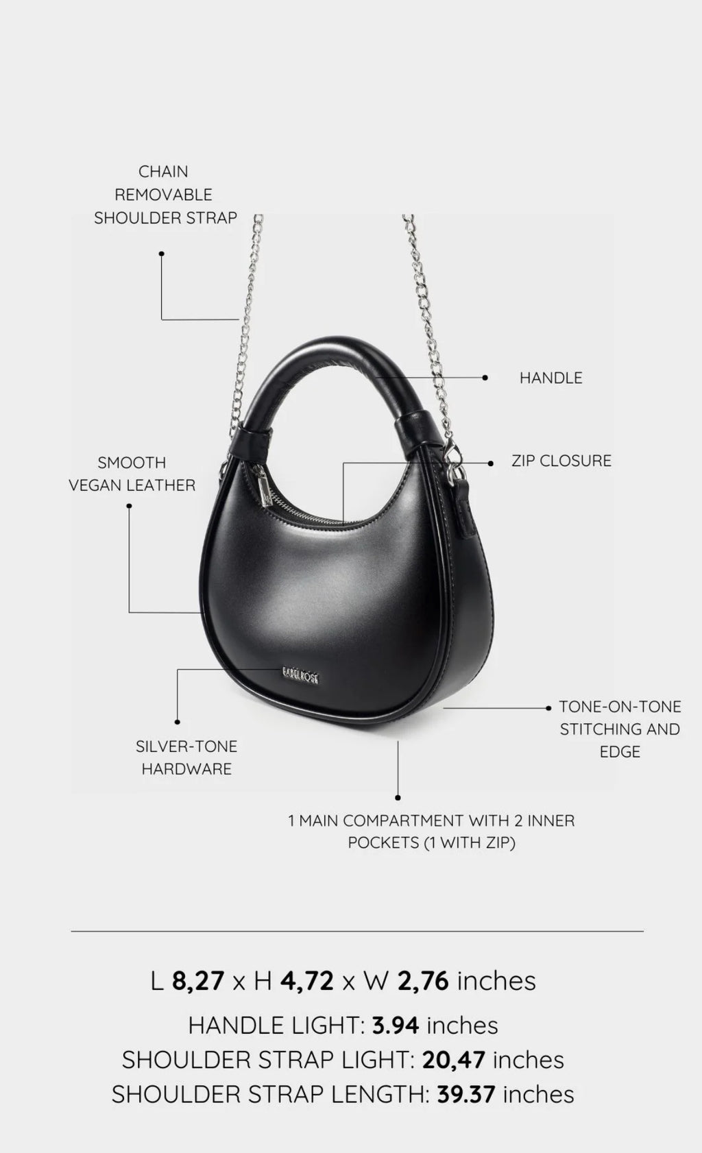 Mini bag a mano LADY