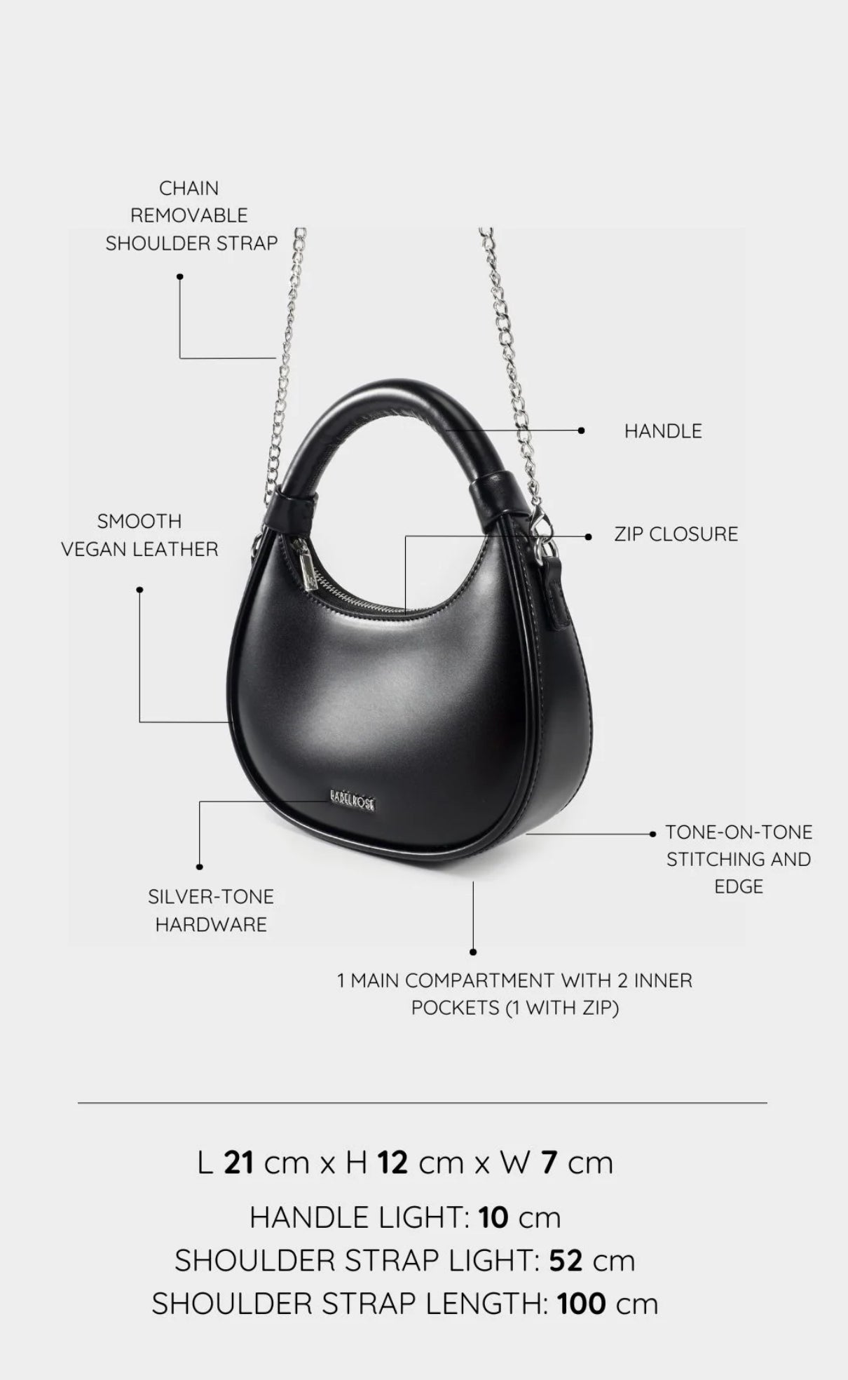 Mini bag a mano LADY