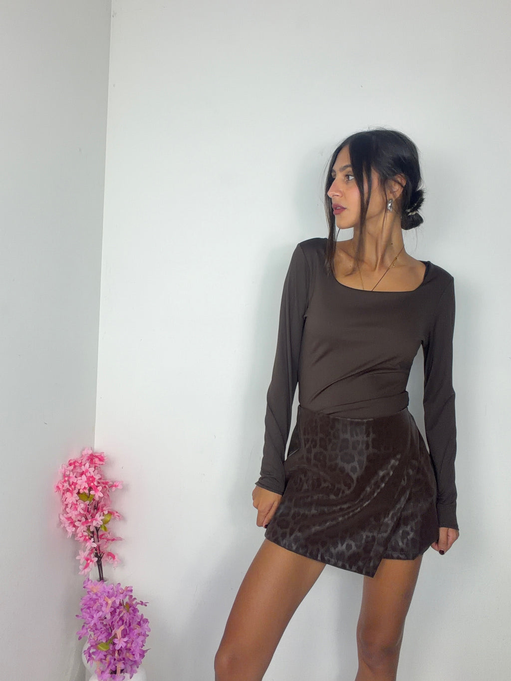 GONNA-SHORTS LEOPARDATO