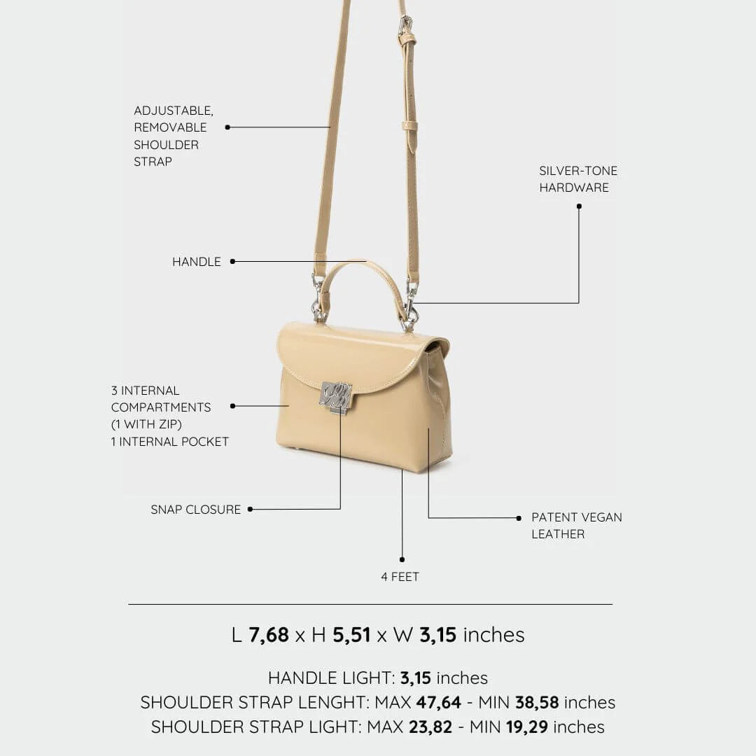 Borsa a mano LESLIE VERNICE