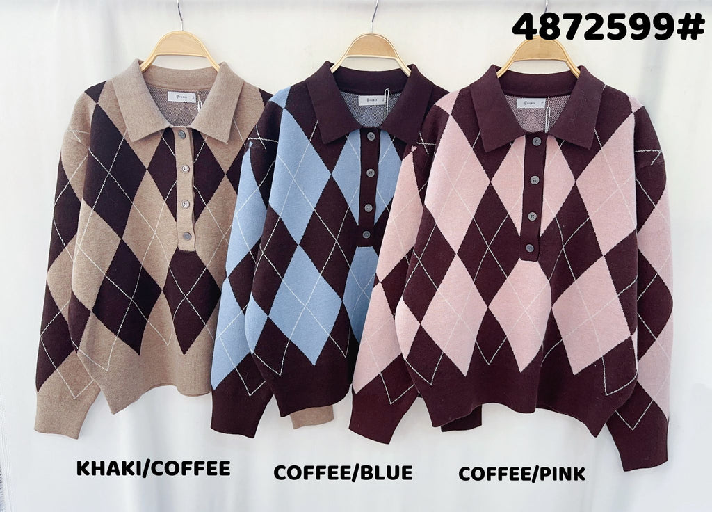 MAGLIONCINO FANTASIA ARGYLE